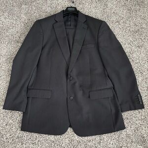 Bachrach Men's Black Suit